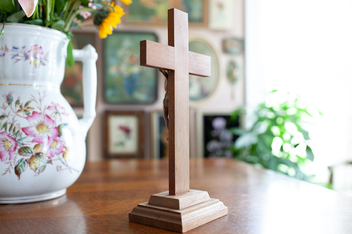 Vintage Wooden Crucifix