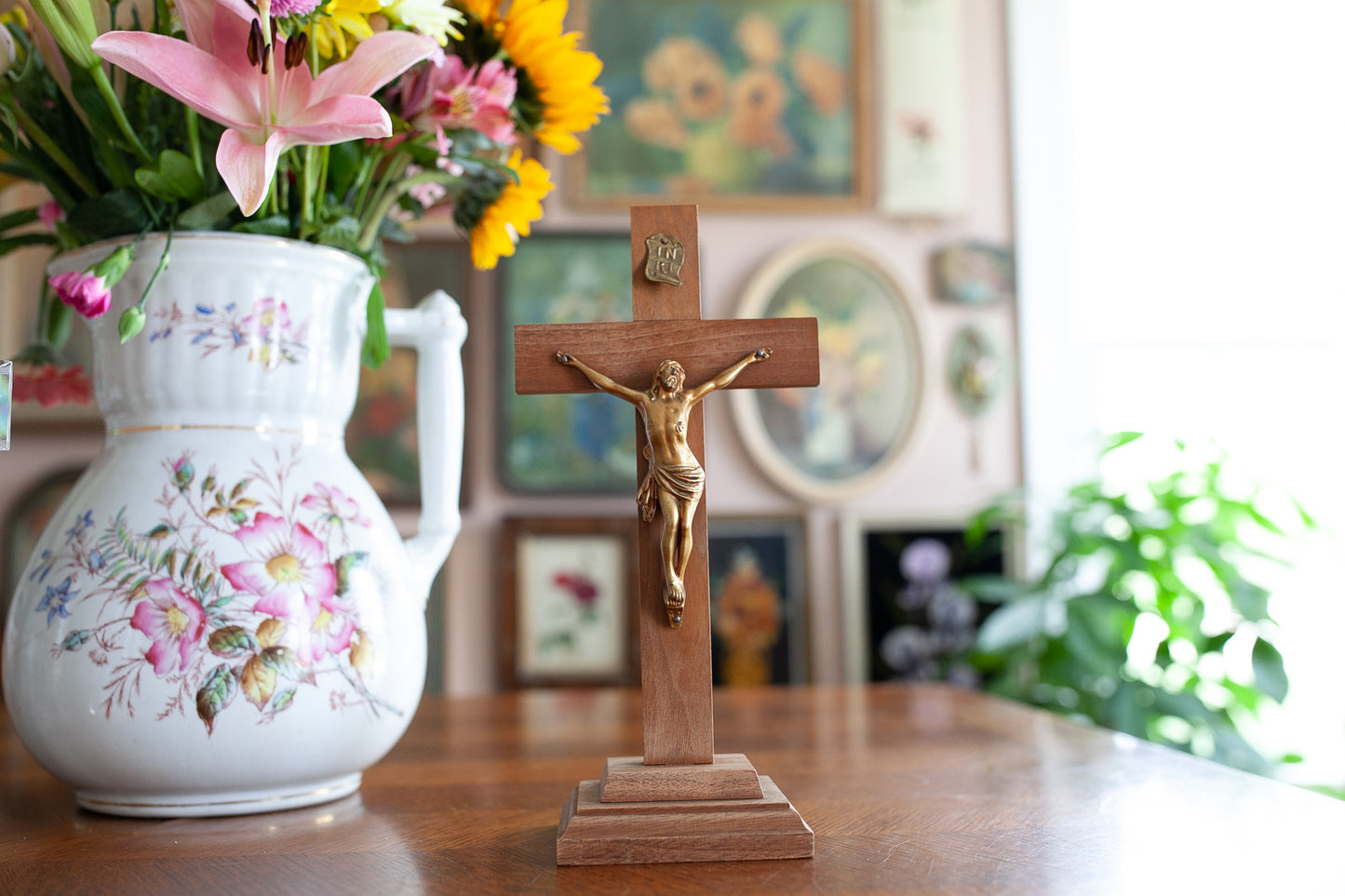 Vintage Wooden Crucifix