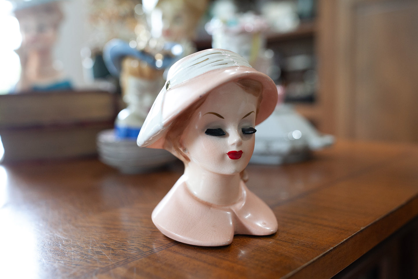 Napco Head Vase- Vintage Lady Head Vase