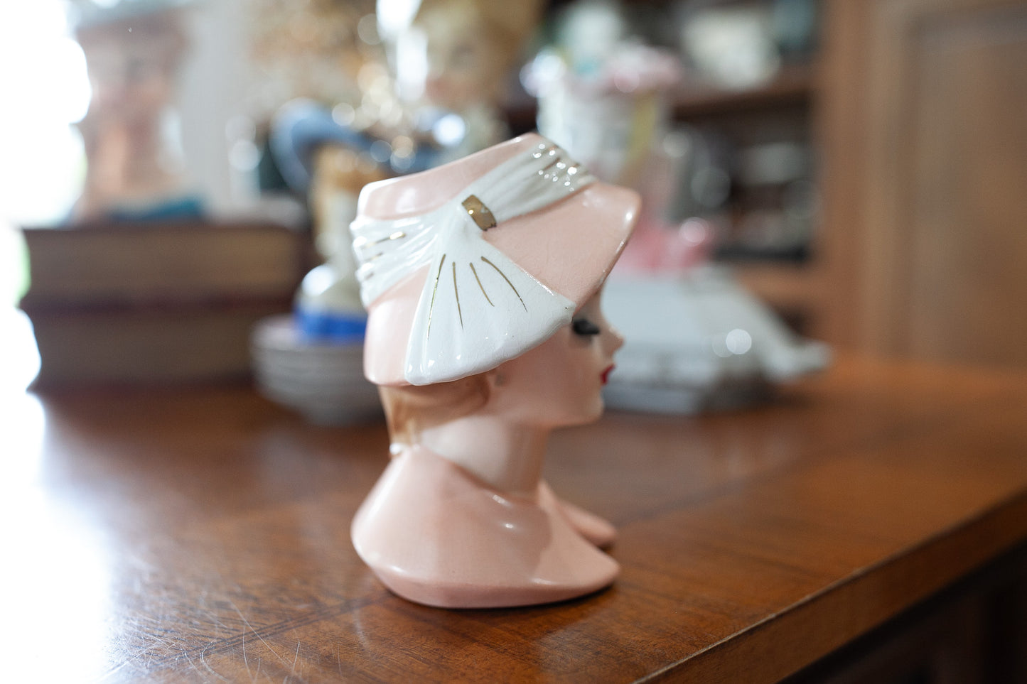 Napco Head Vase- Vintage Lady Head Vase