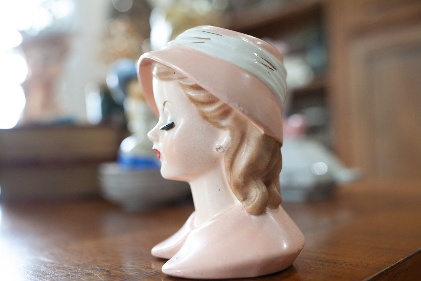Napco Head Vase- Vintage Lady Head Vase