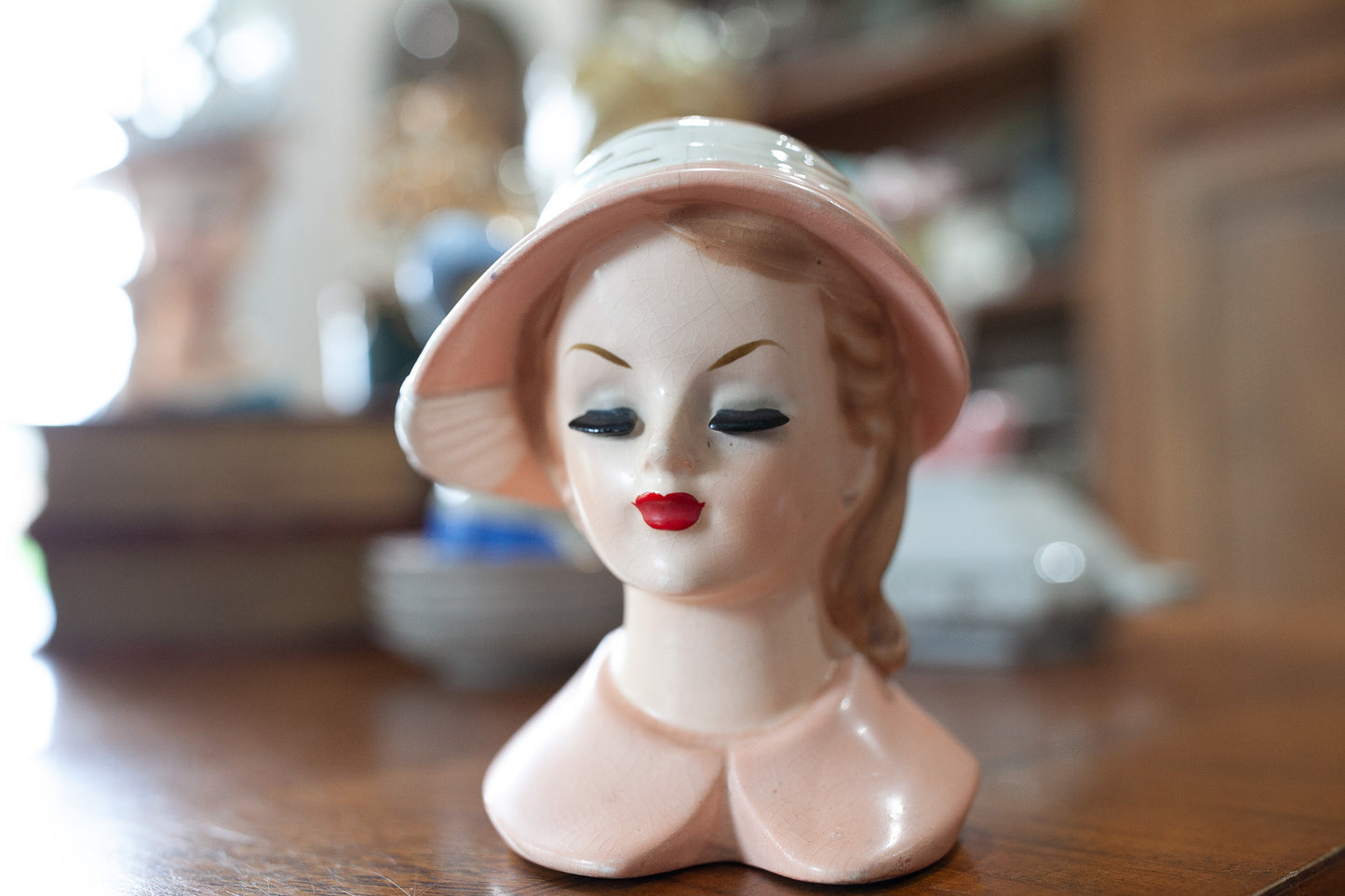 Napco Head Vase- Vintage Lady Head Vase