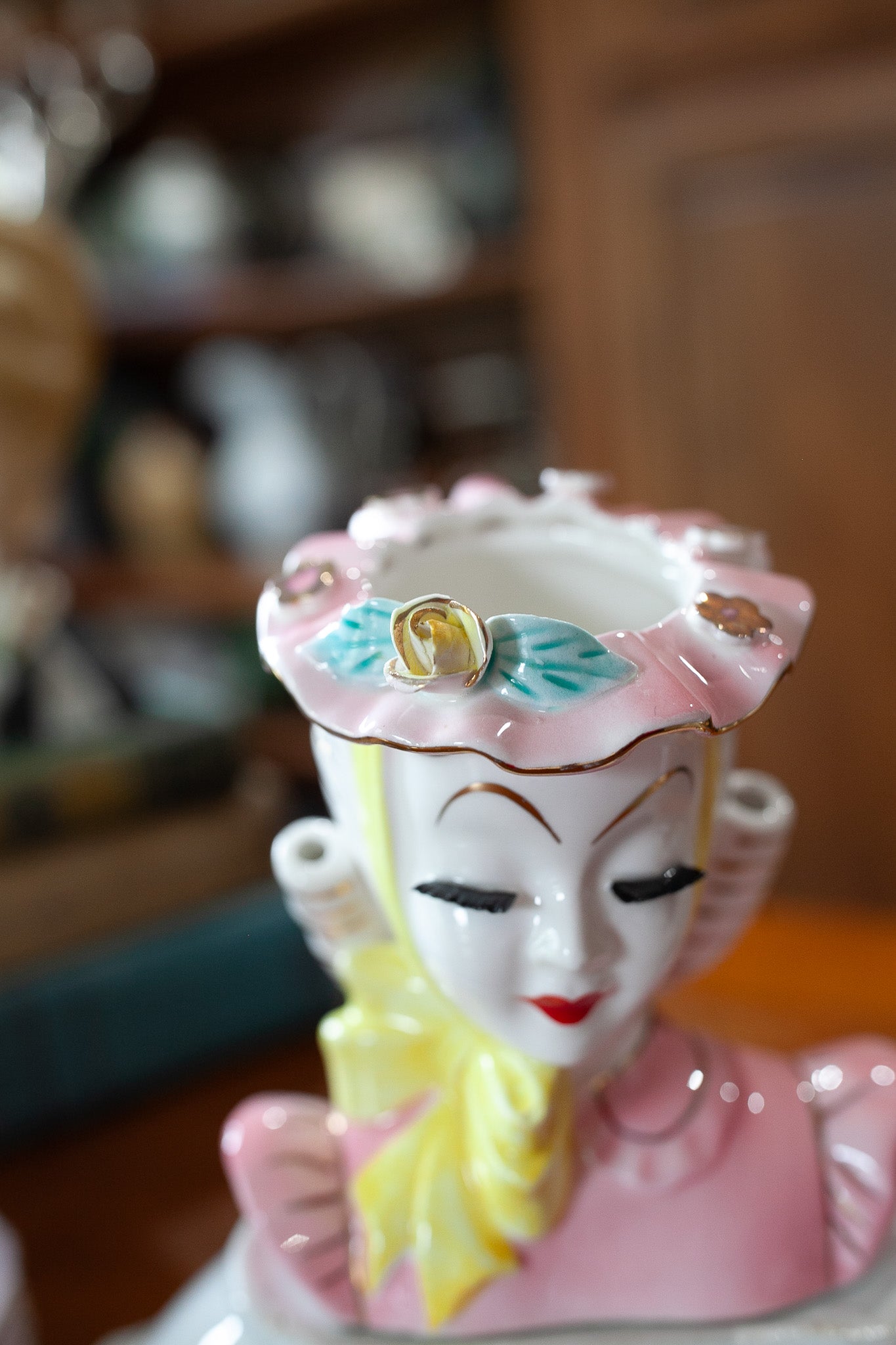 Vintage Head Vase- Barbara Lady Head Vase