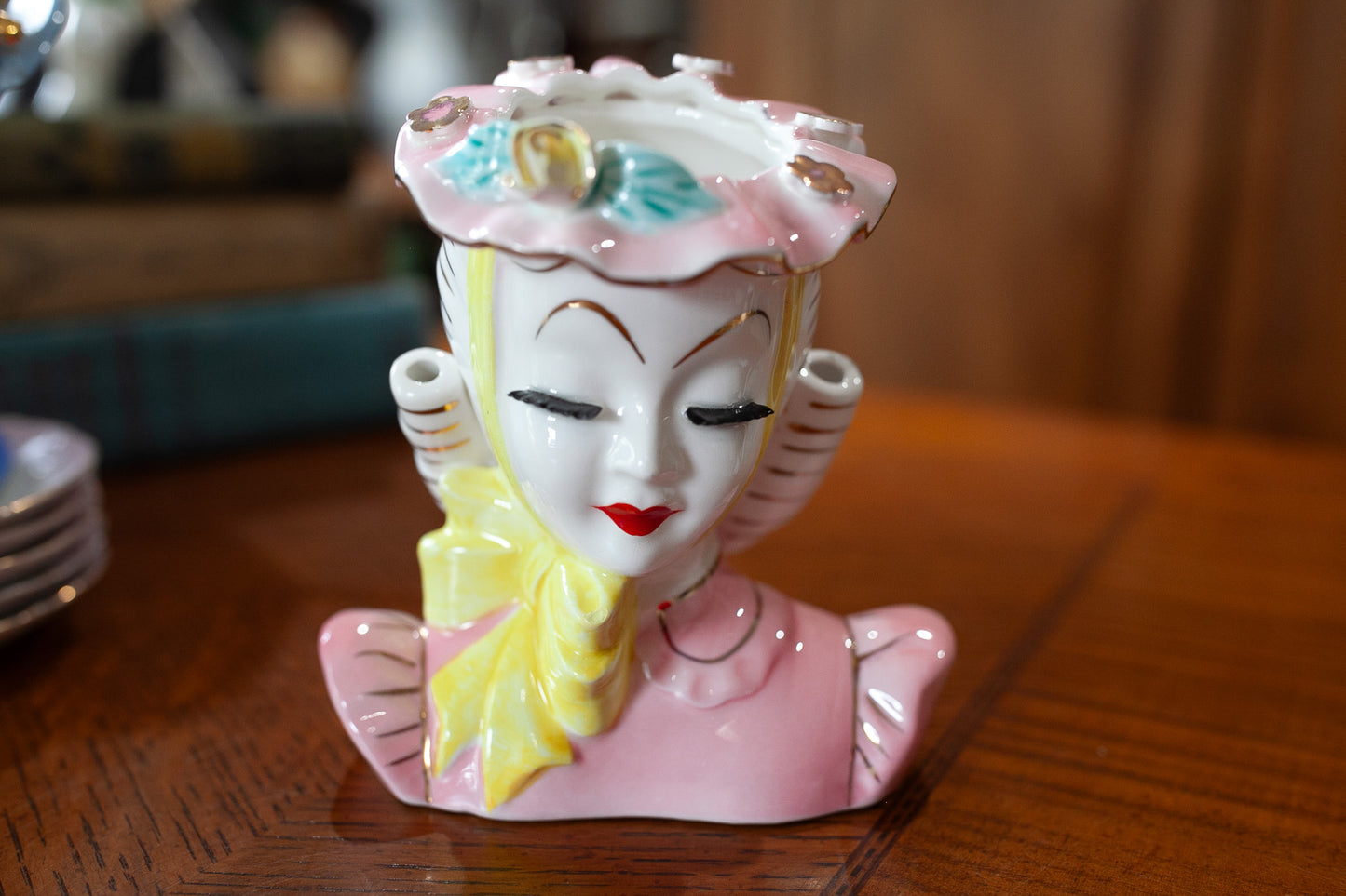 Vintage Head Vase- Barbara Lady Head Vase