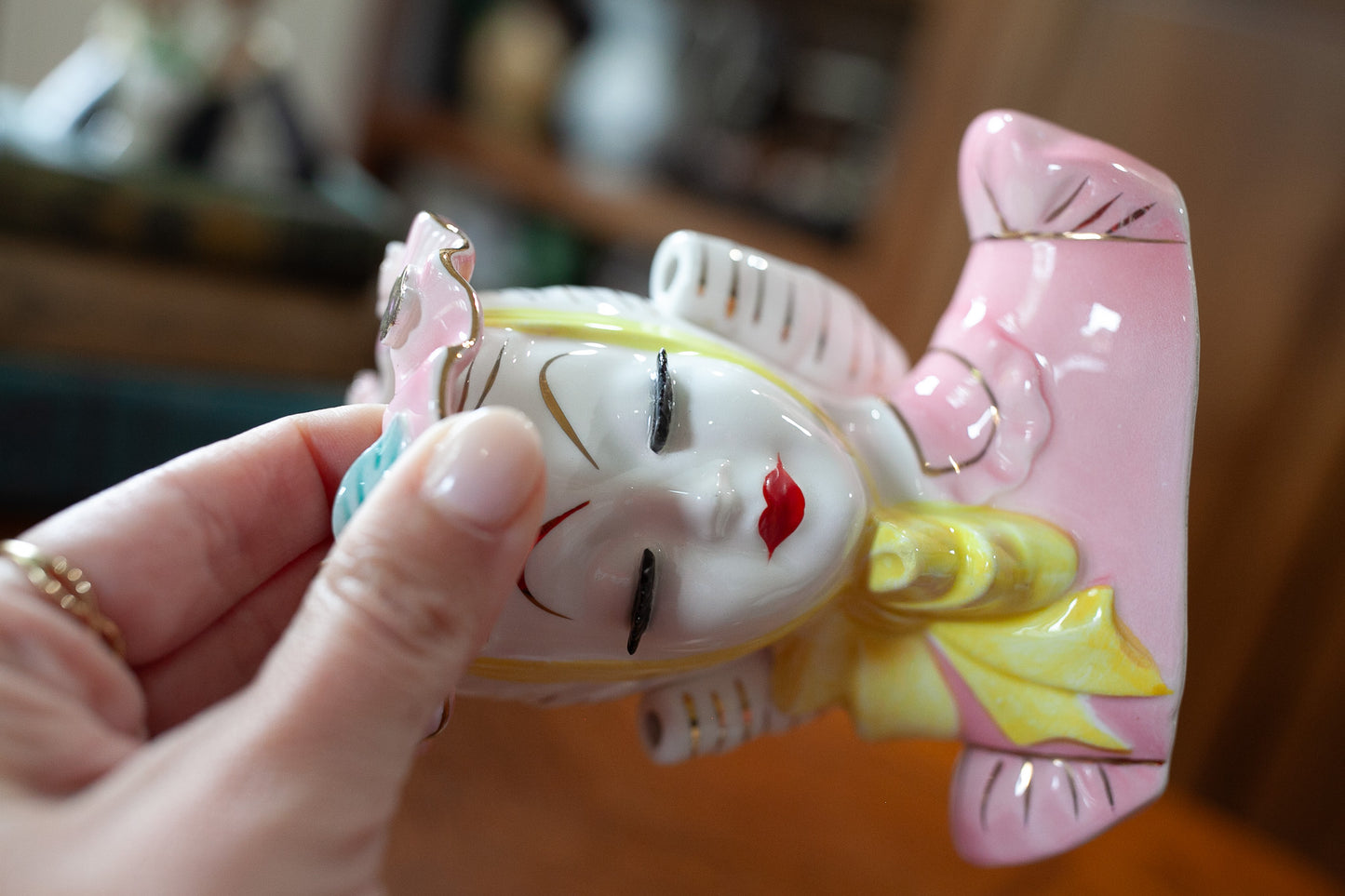 Vintage Head Vase- Barbara Lady Head Vase