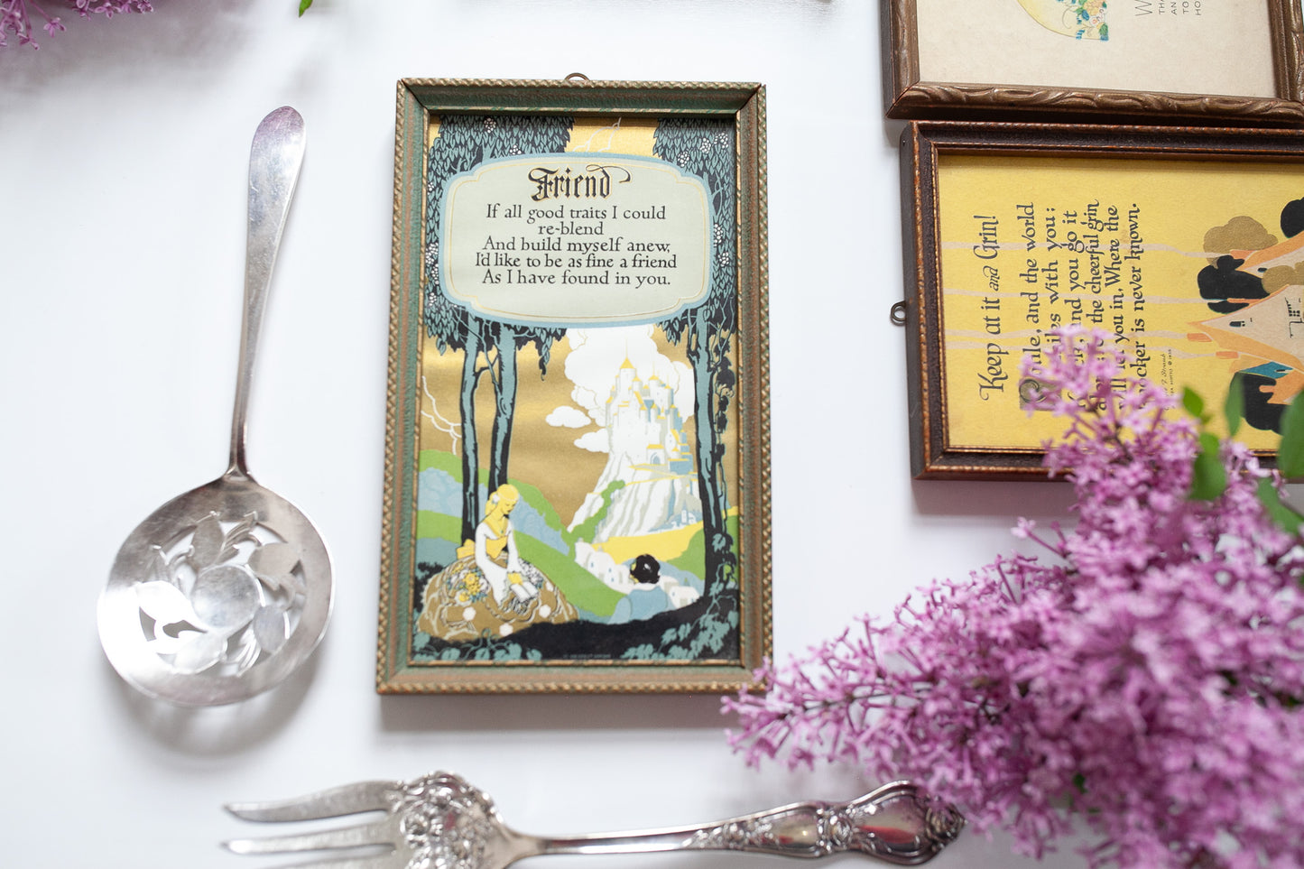 Framed print by Buckbee-Brehm- Friend Poem -Friendship gift