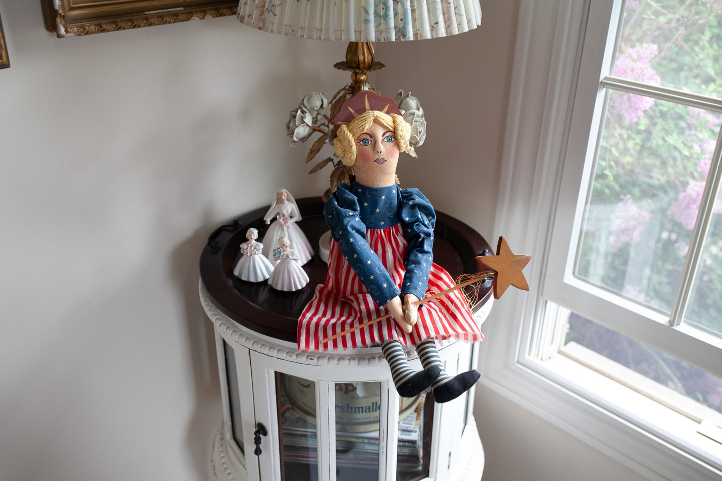 Vintage Doll - American Flag Dress Doll