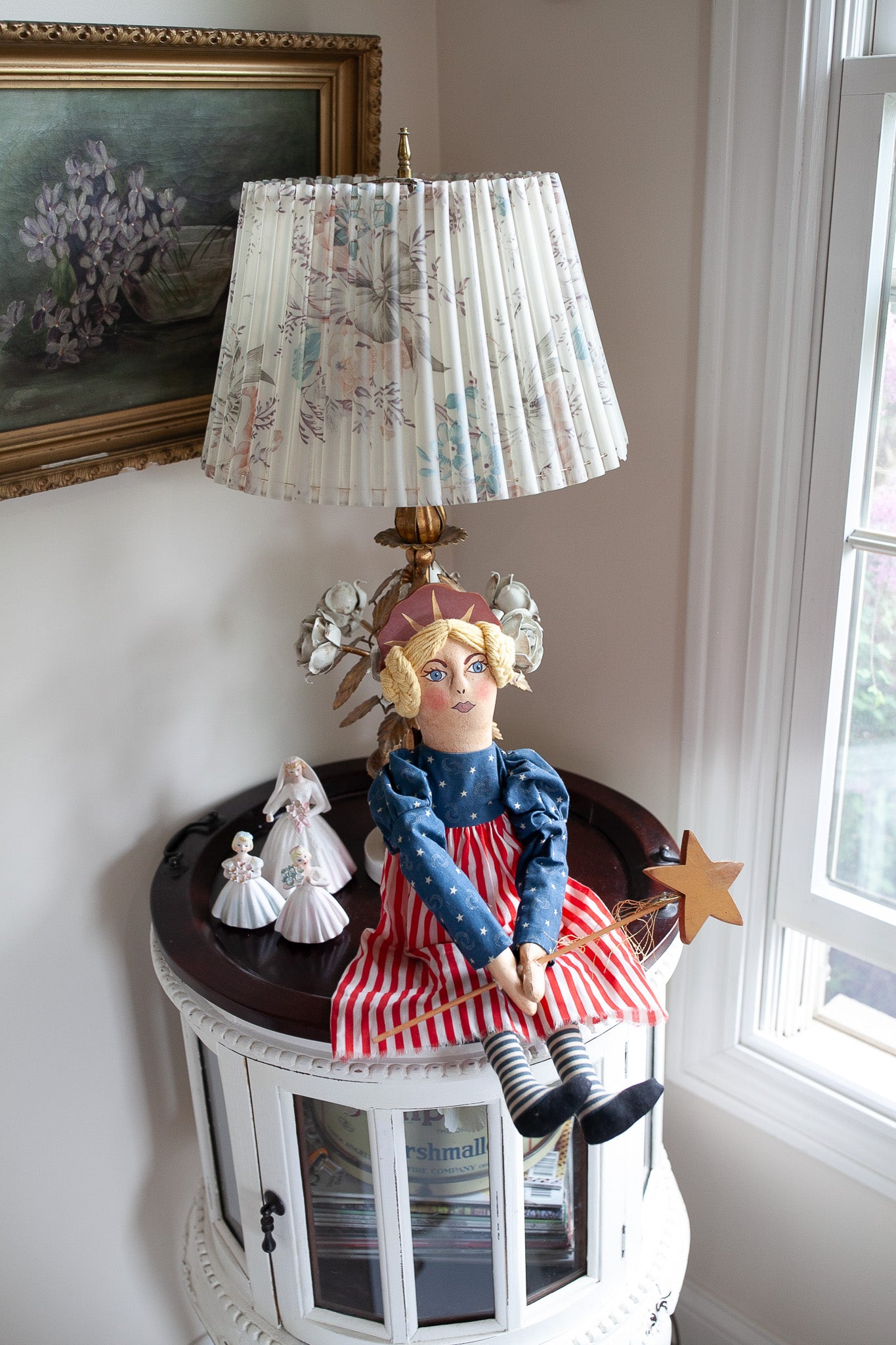 Vintage Doll - American Flag Dress Doll