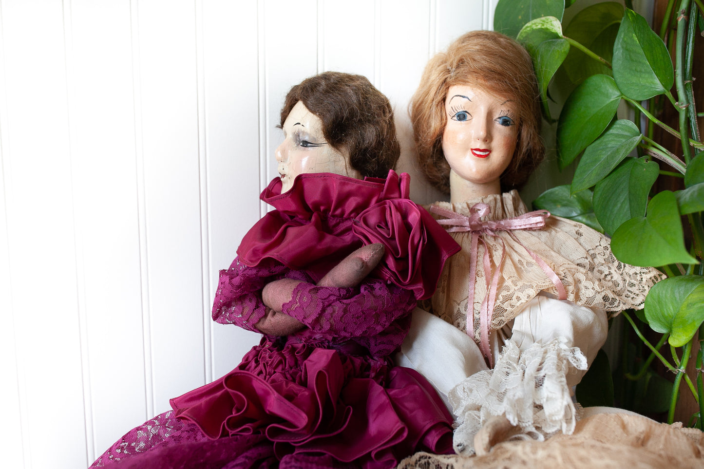 The Grumpy Sister- Antique Doll - Boudoir Doll