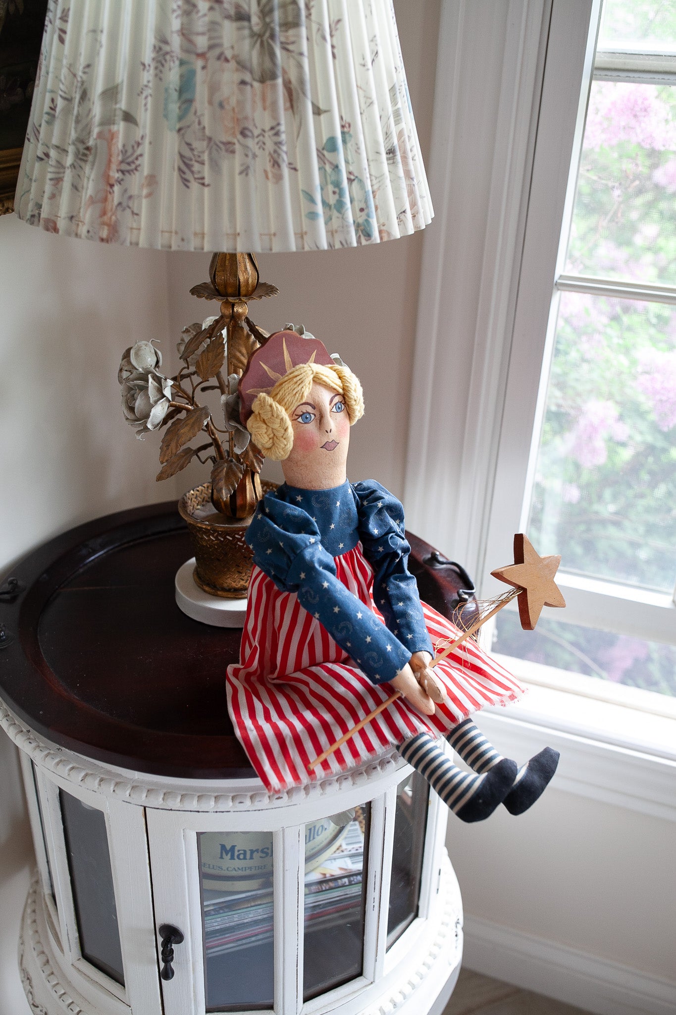 Vintage Doll - American Flag Dress Doll
