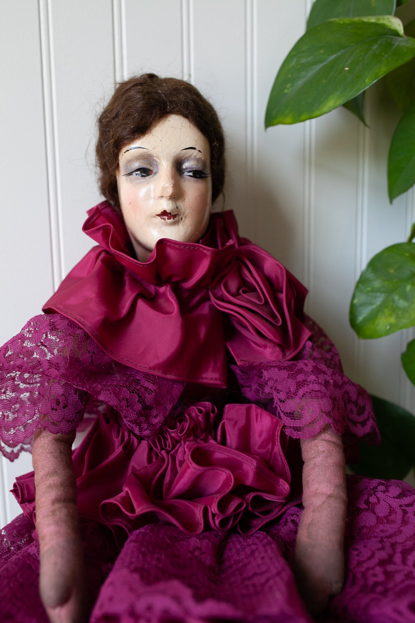The Grumpy Sister- Antique Doll - Boudoir Doll