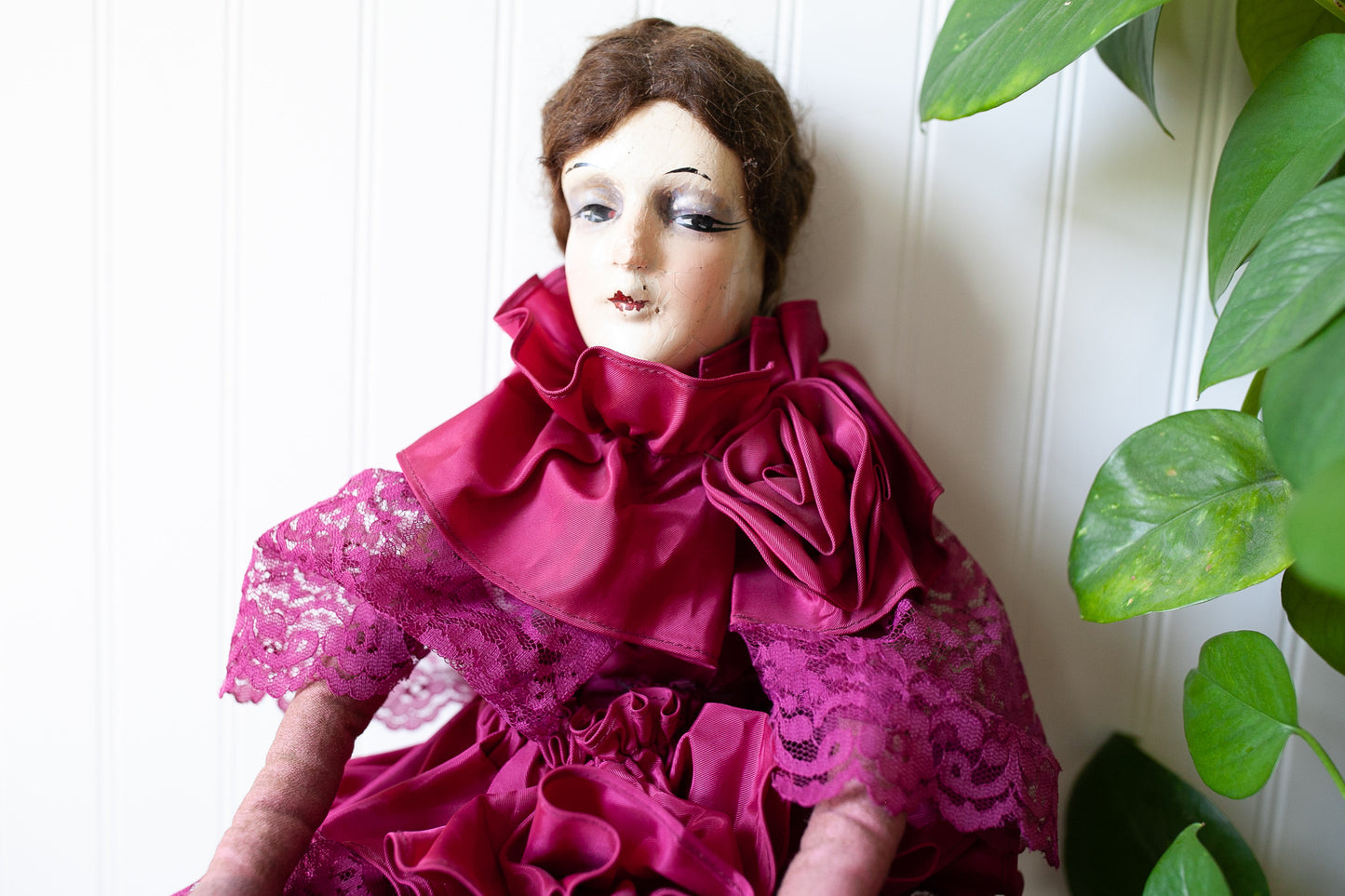 The Grumpy Sister- Antique Doll - Boudoir Doll