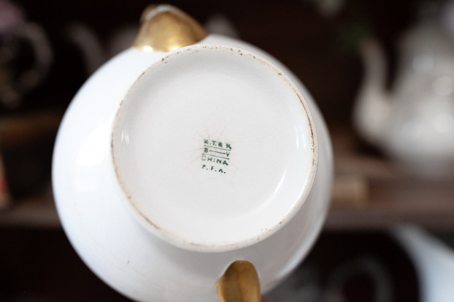 Vintage Teapot -Floral Teapot