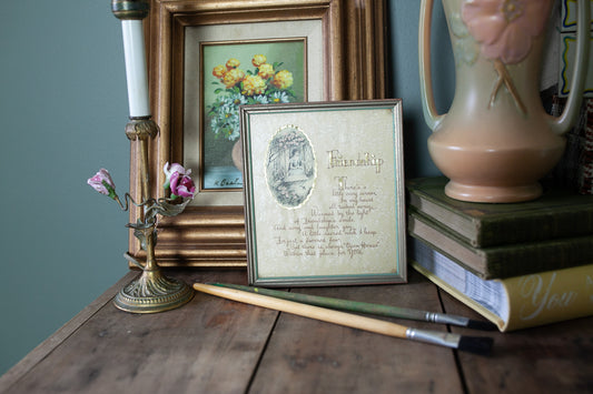 Buzza Company Friendship Poem- Framed Poetry