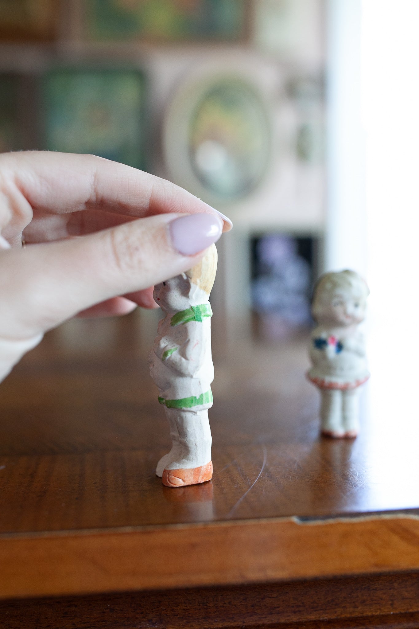 Vintage Bisque Doll Frozen Charlie