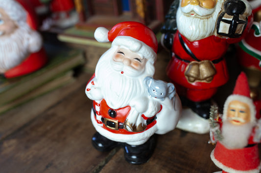 Vintage Santa Bank- Santa Claus