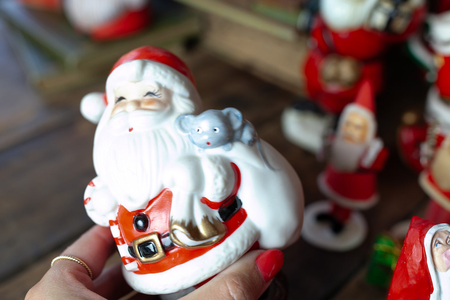Vintage Santa Bank- Santa Claus