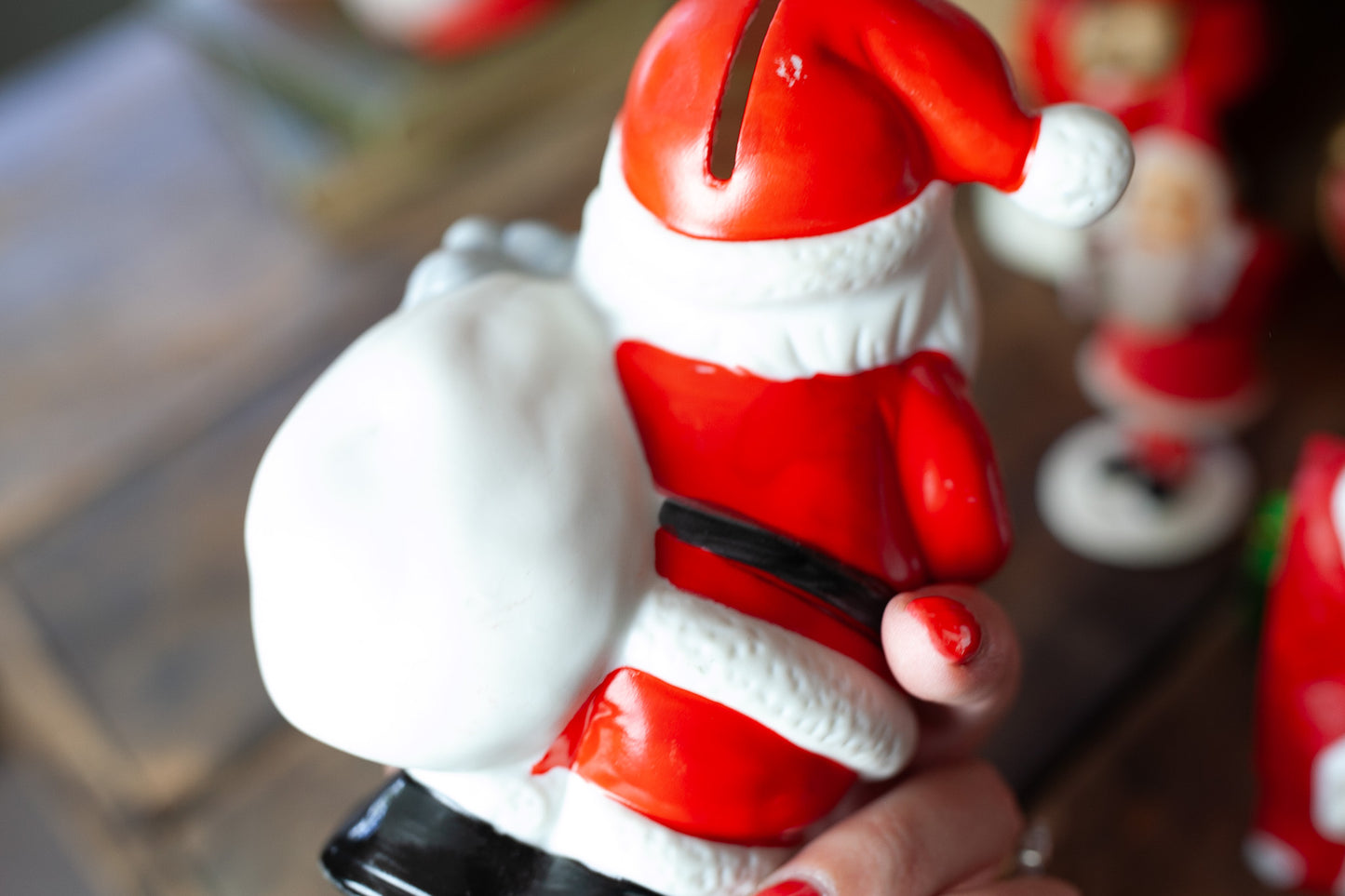 Vintage Santa Bank- Santa Claus