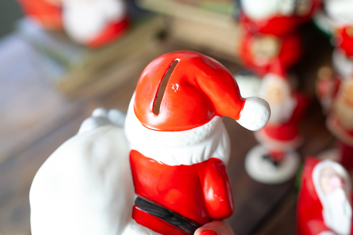 Vintage Santa Bank- Santa Claus
