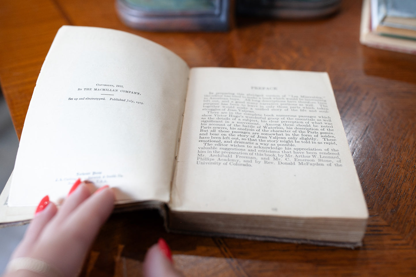 Hugo's Les Miserables Macmillan's Pocket Classics 1915