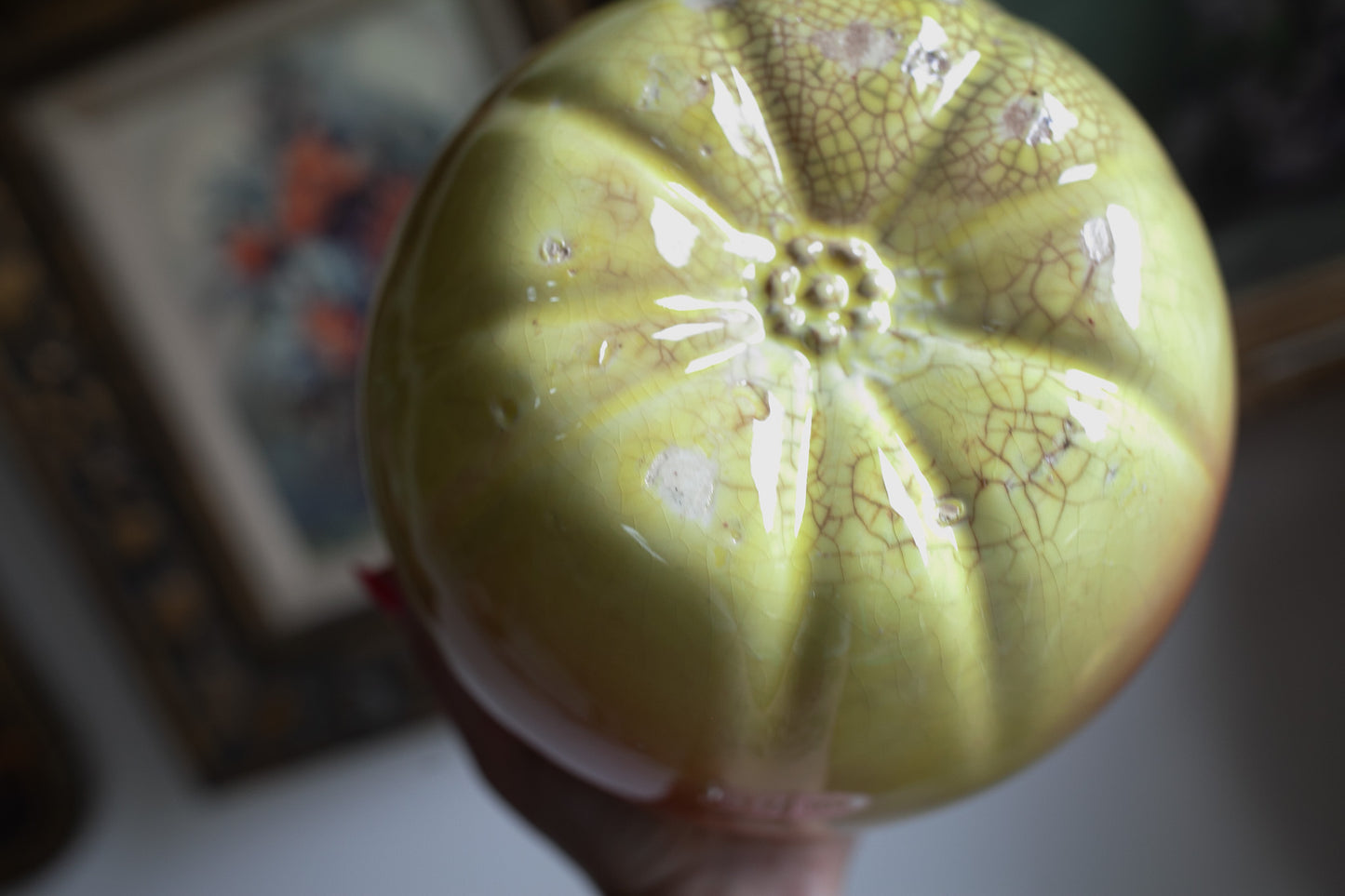 Vintage Apple Cookie Jar -McCoy Cookie Jar- Blushing Apple