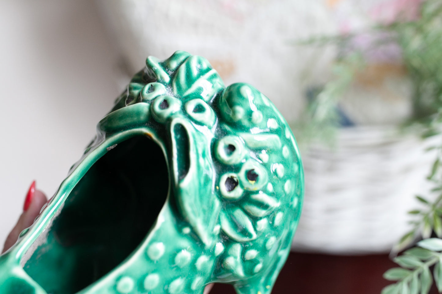 Vintage Mccoy Frog Planter