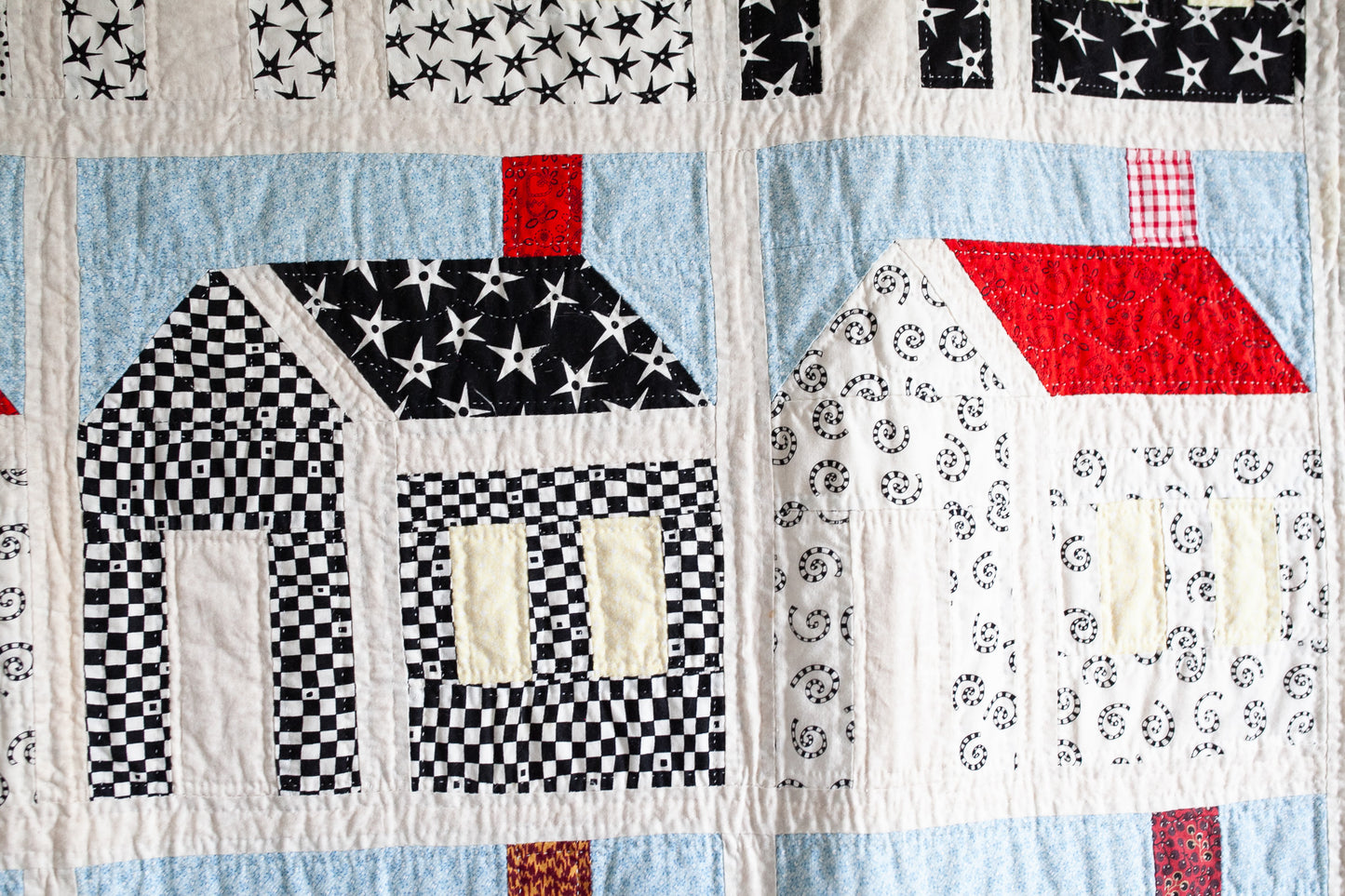 Vintage Quilt- School House Quilt