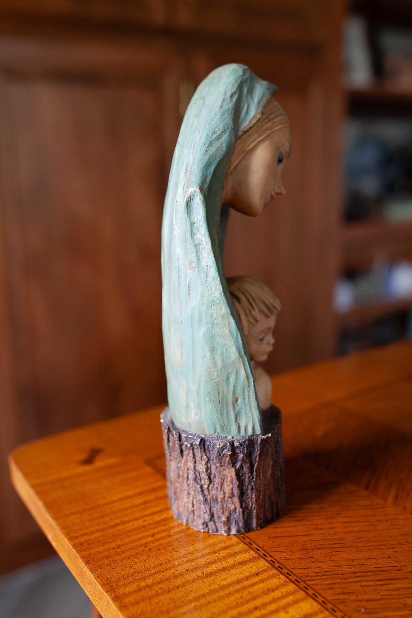 Vintage Mary and Jesus Statue- Madonna and Child -Made in Italy