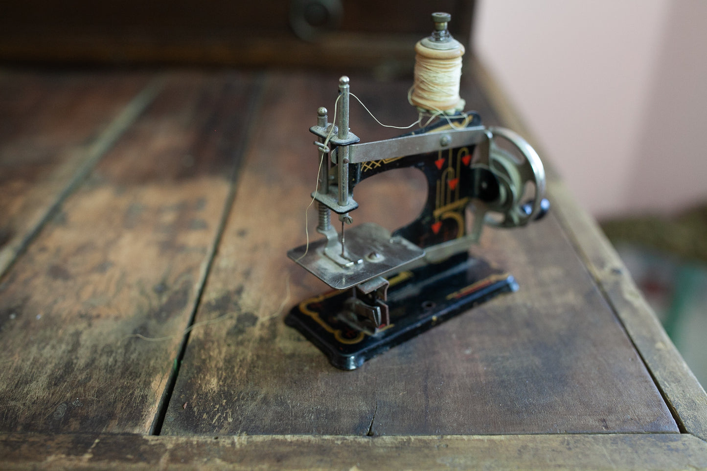 Vintage Casige Miniature Toy Sewing Machine - Made in Germany