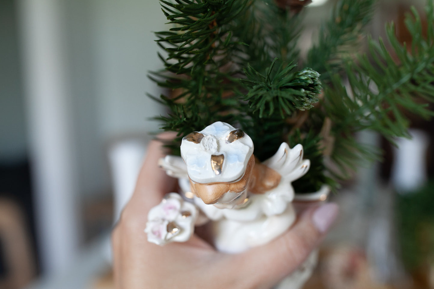 Vintage Planter - Lady Planter - Saturday's Child