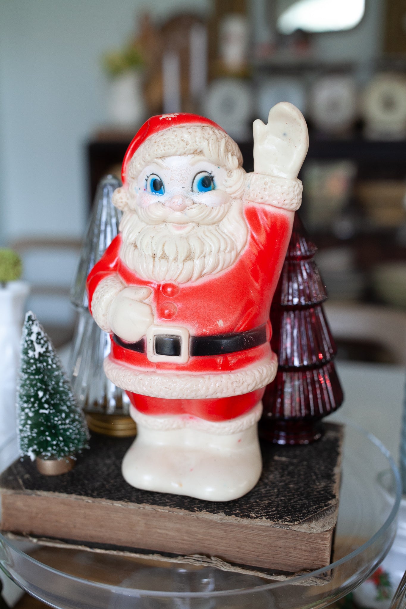 Vintage Santa -Santa Claus -Sanitoy Squeaky Toy