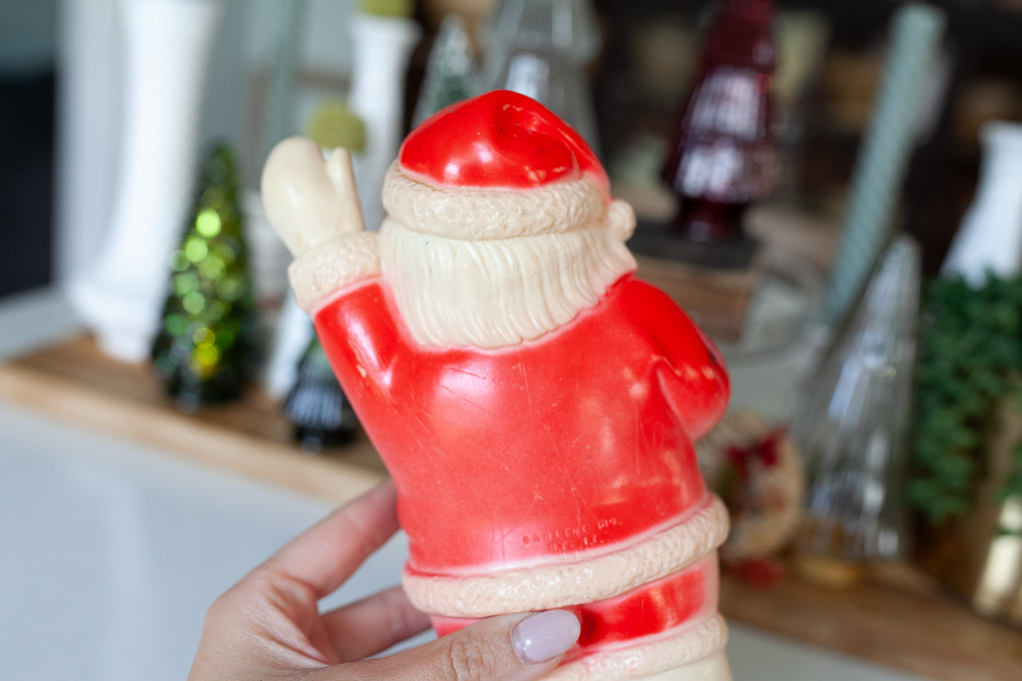 Vintage Santa -Santa Claus -Sanitoy Squeaky Toy
