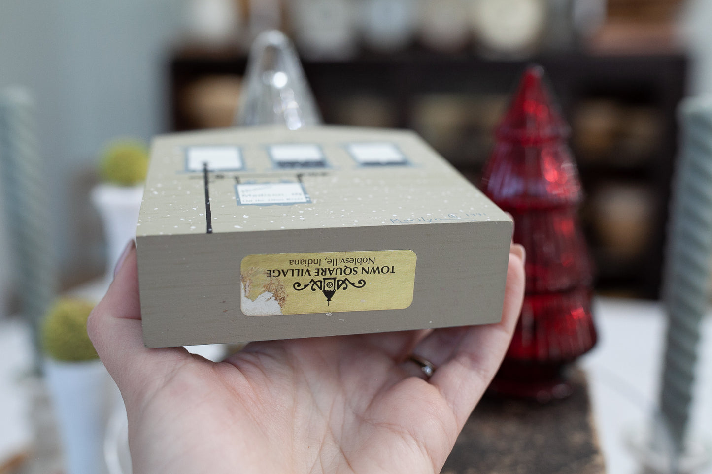 Antique Shop -Christmas Shop - Christmas Village -Little House