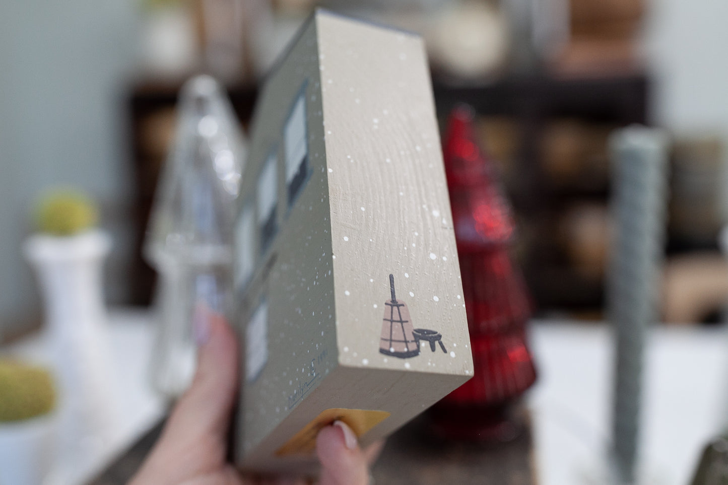 Antique Shop -Christmas Shop - Christmas Village -Little House