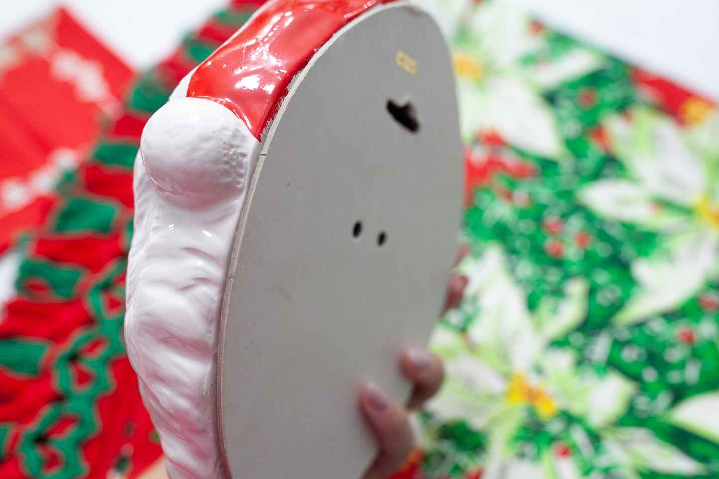 Vintage Santa Face - Porcelain santa