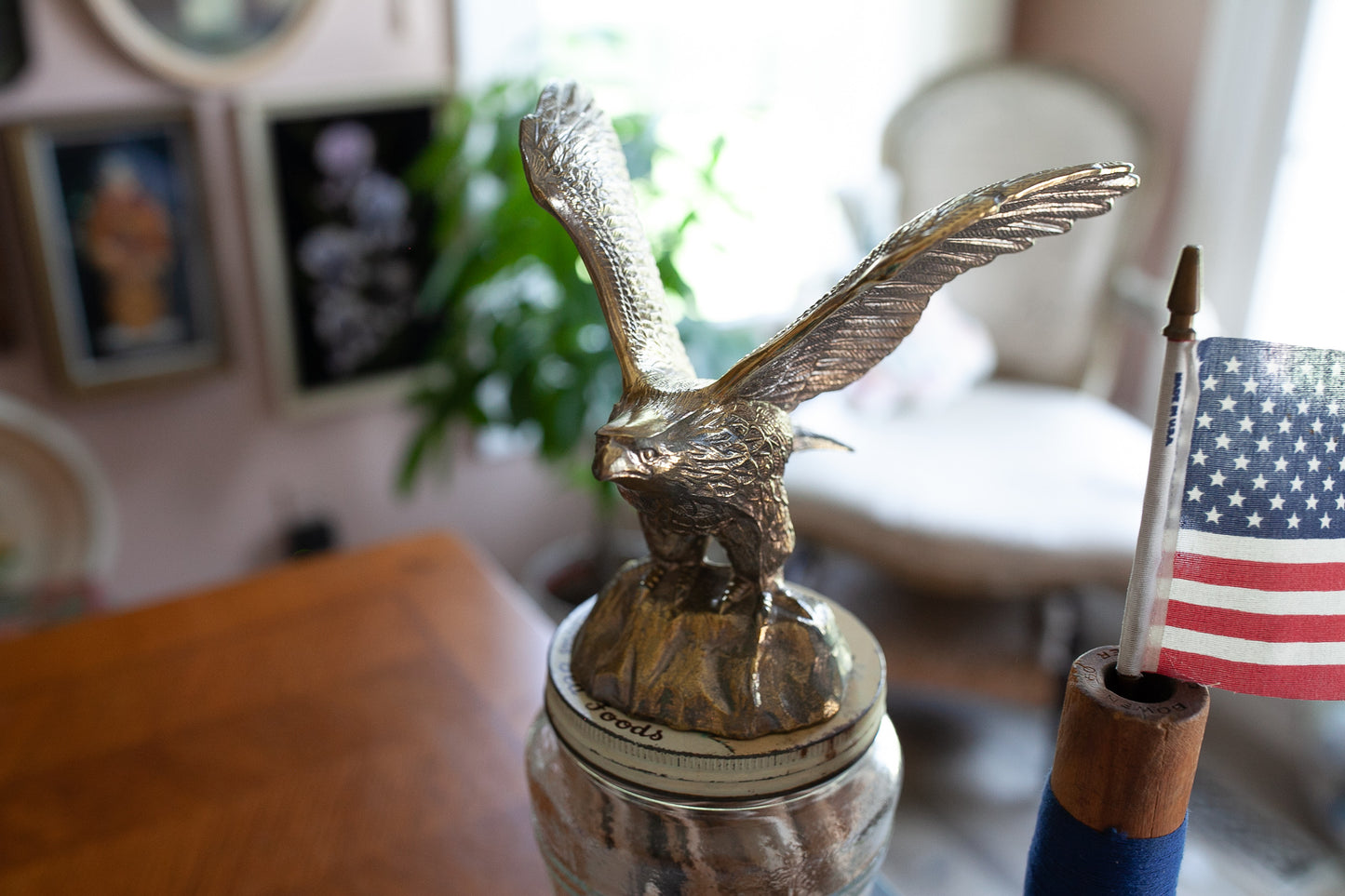 Vintage Eagle - Metal Eagle - Gold Eagle - Statue