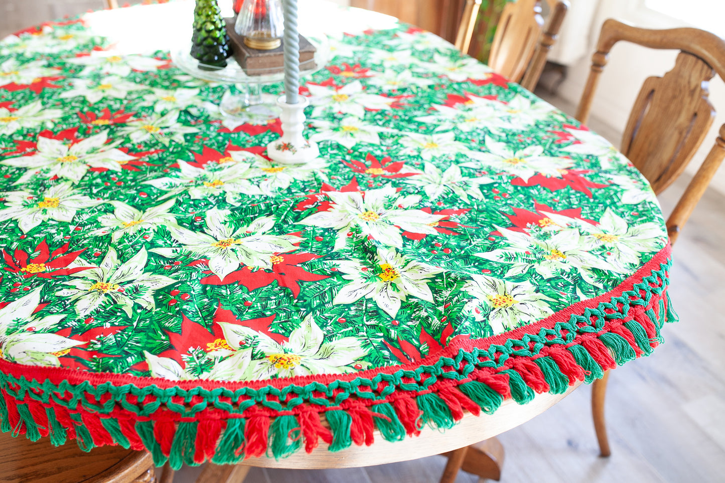 Vintage Christmas Tablecloth