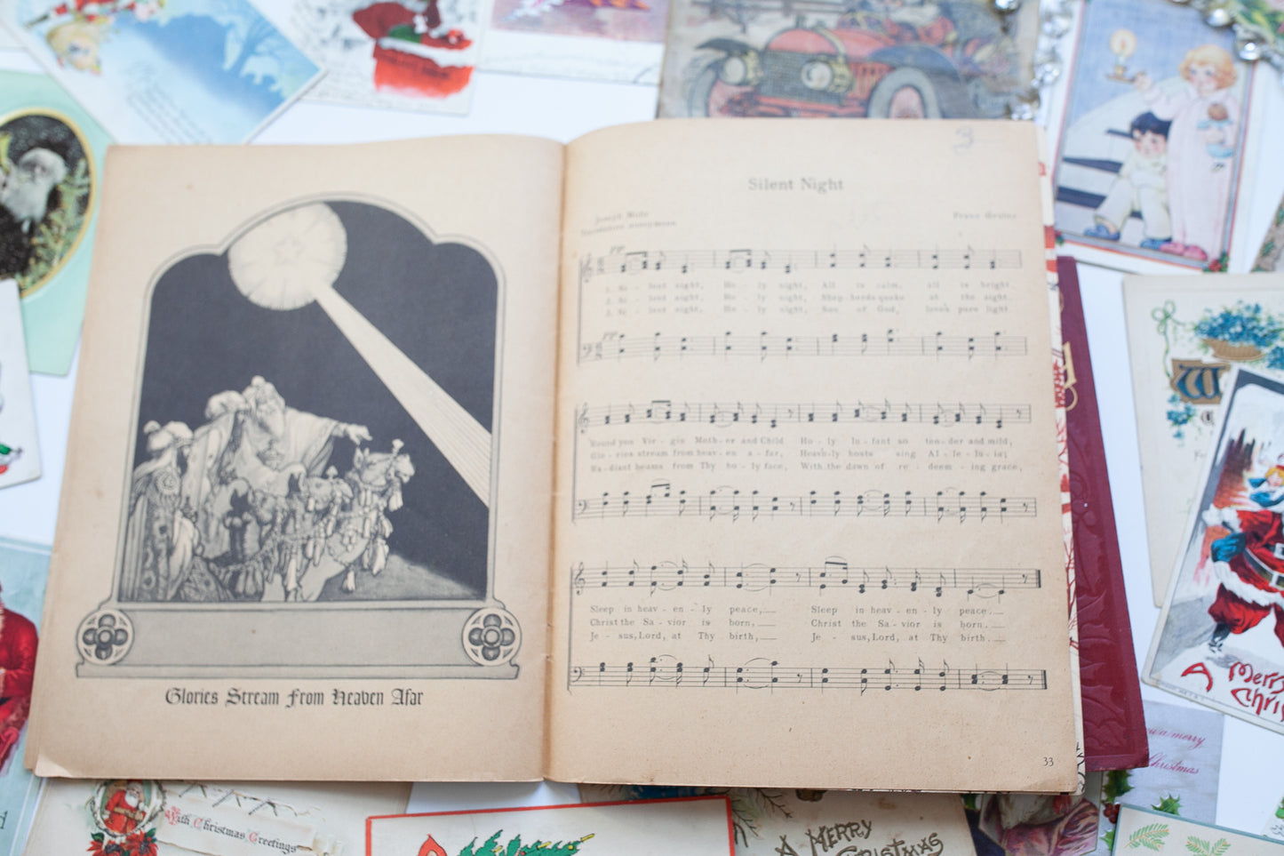 Vintage Christmas Carol Books