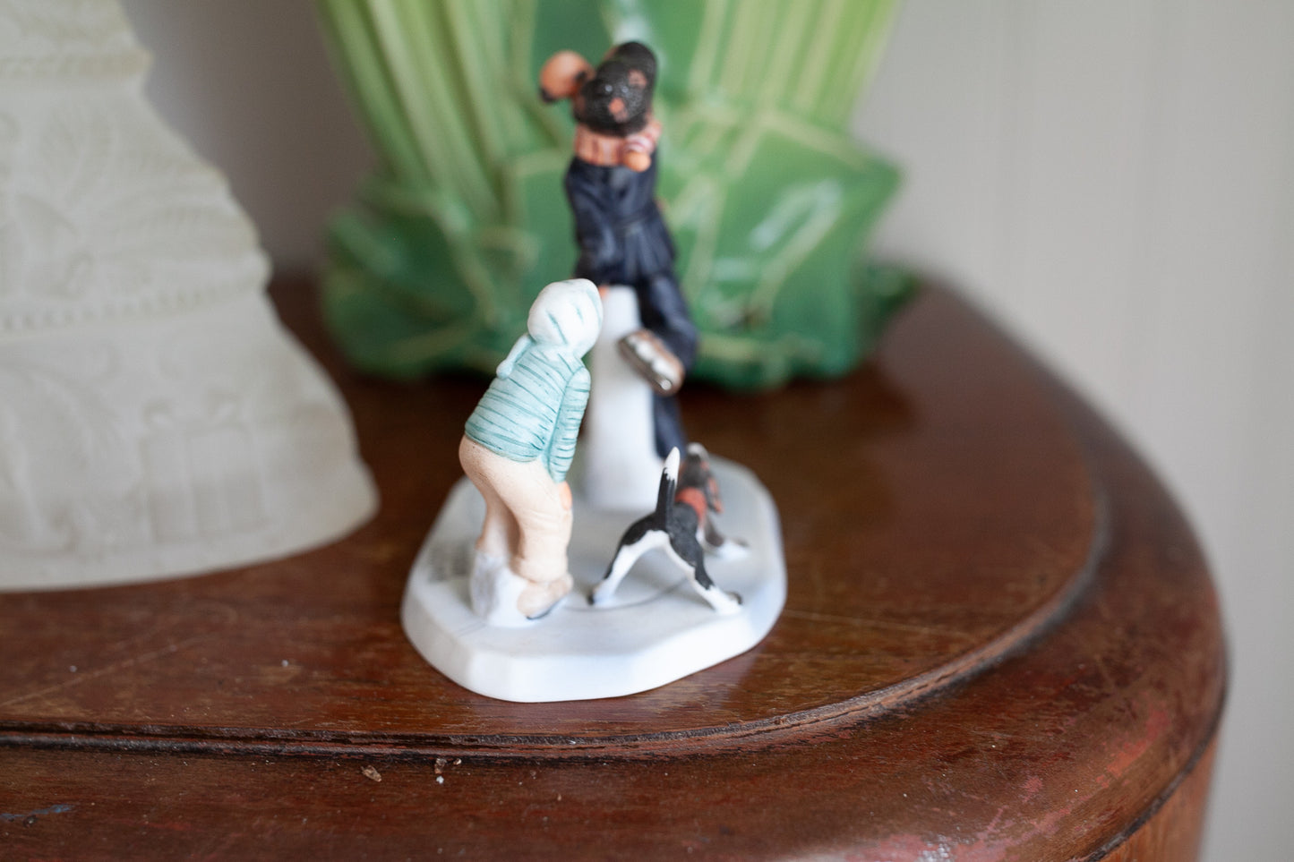 Vintage Ice Skater- Norman Rockwell 1948 Gay Blades - Bone China