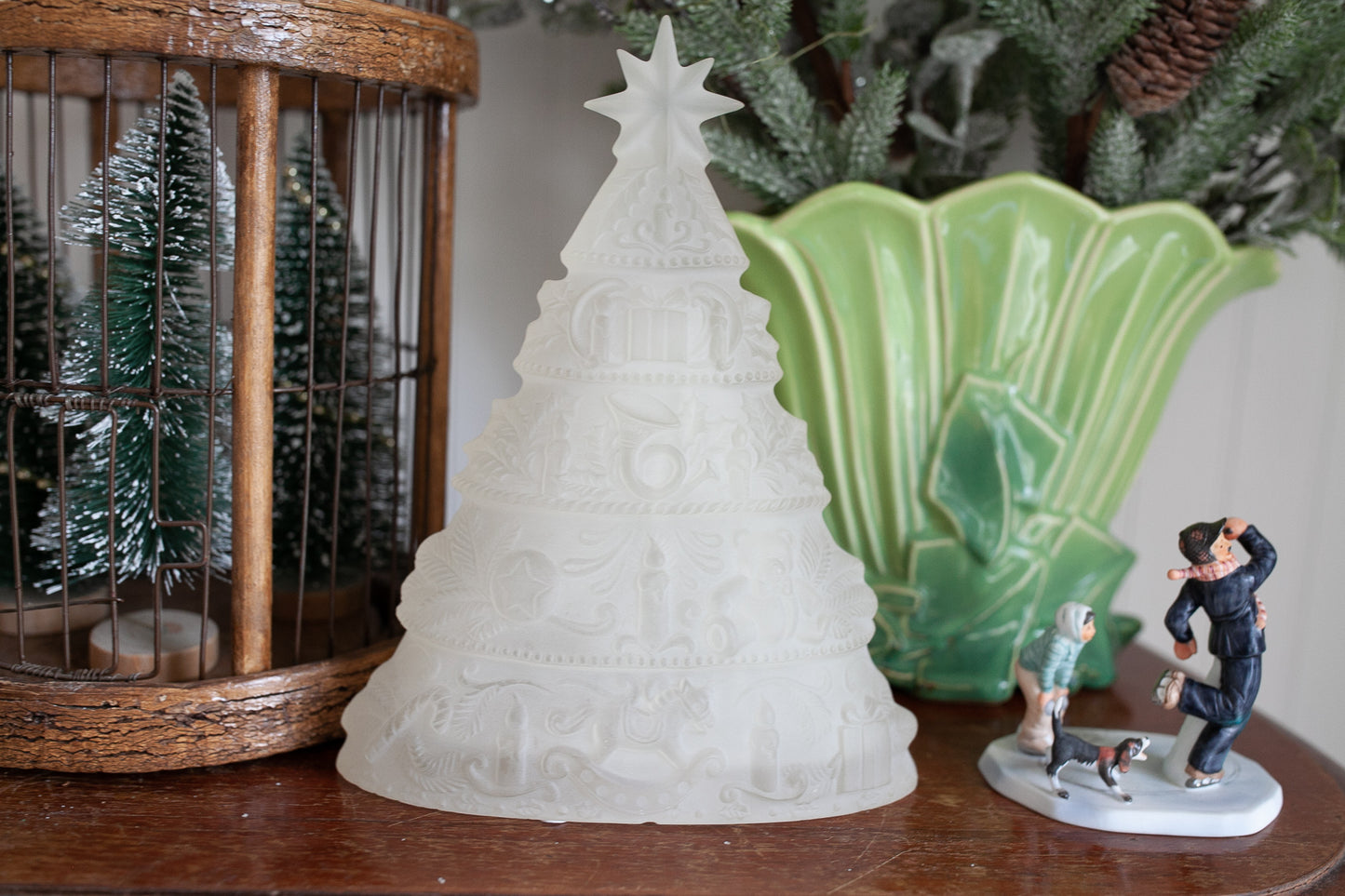 Vintage Ice Skater- Norman Rockwell 1948 Gay Blades - Bone China