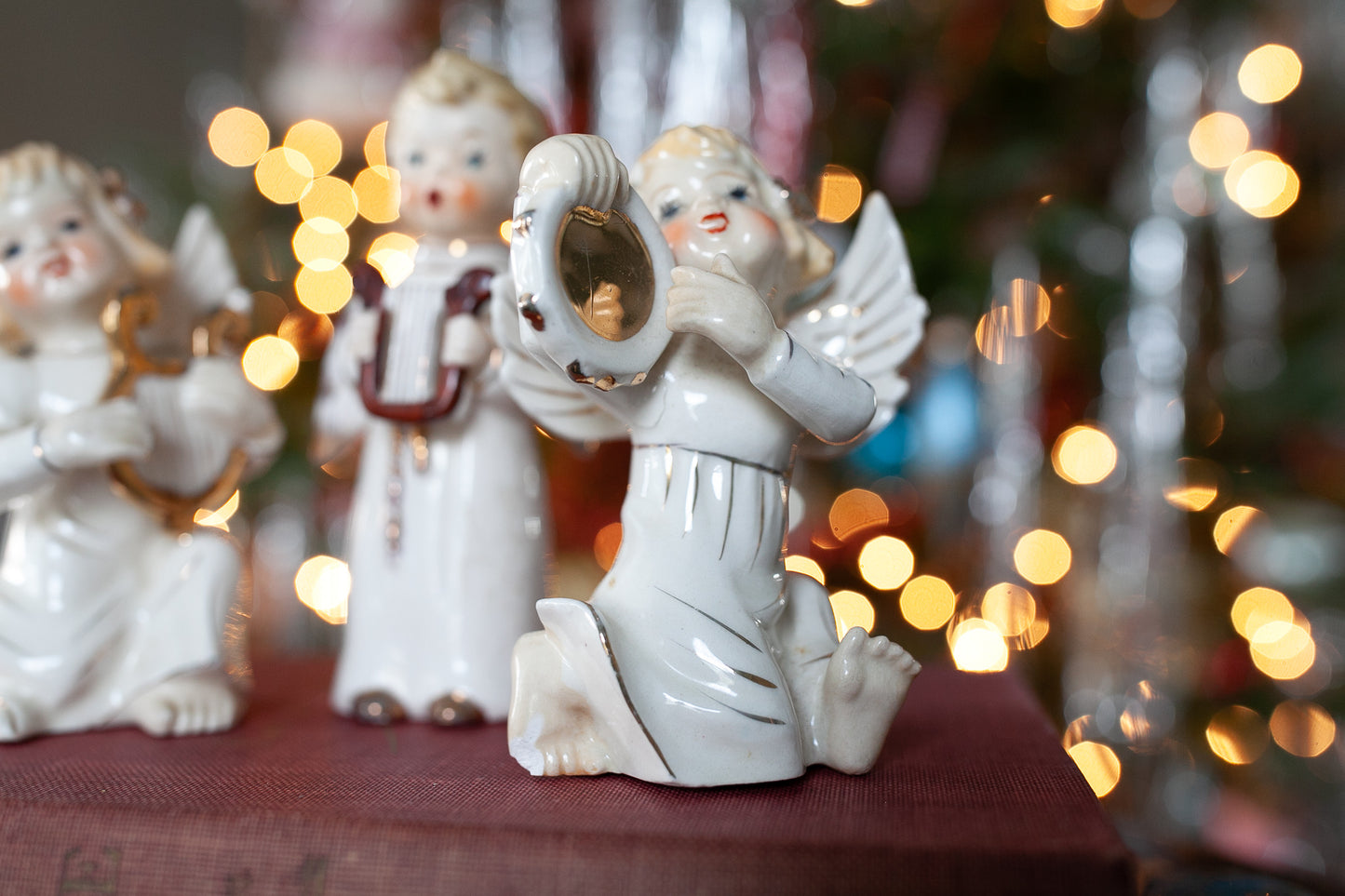 Angel Trio - Musical Angels -Christmas Angels - Vintage Angel - Vintage Christmas