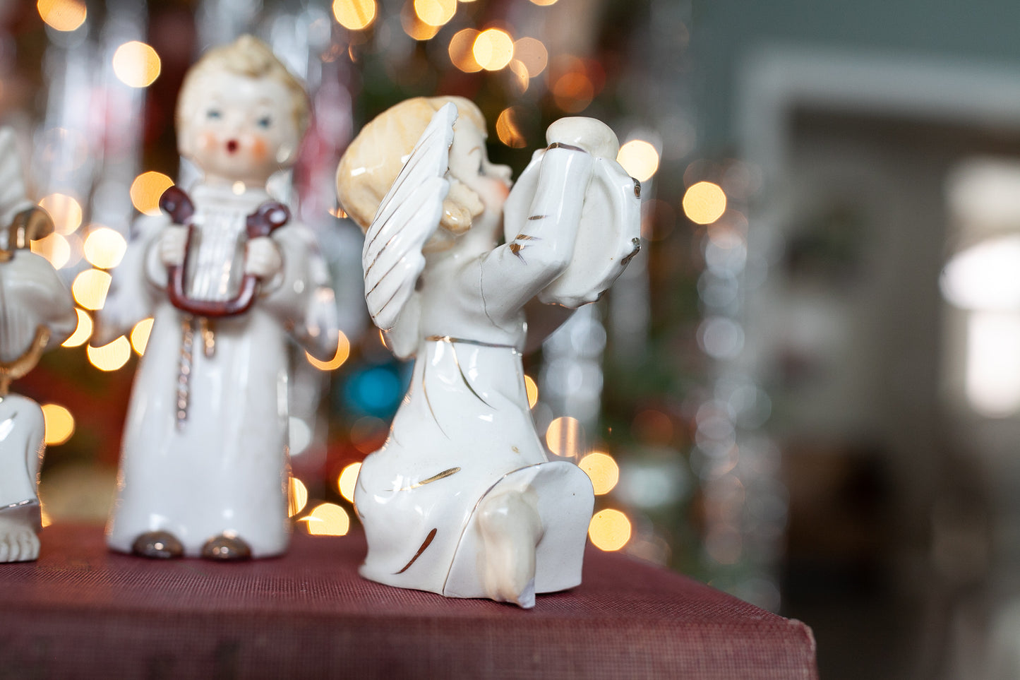 Angel Trio - Musical Angels -Christmas Angels - Vintage Angel - Vintage Christmas