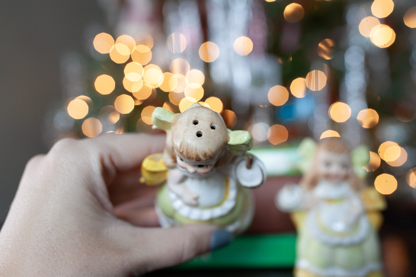 Vintage Relco Little Miss Muffet Salt and Pepper Shakers - Vintage Salt and Pepper shakers