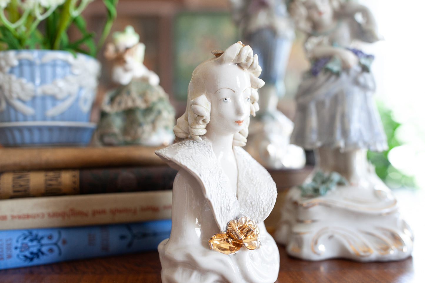 Vintage Lady Head Bust -Cordey Bust