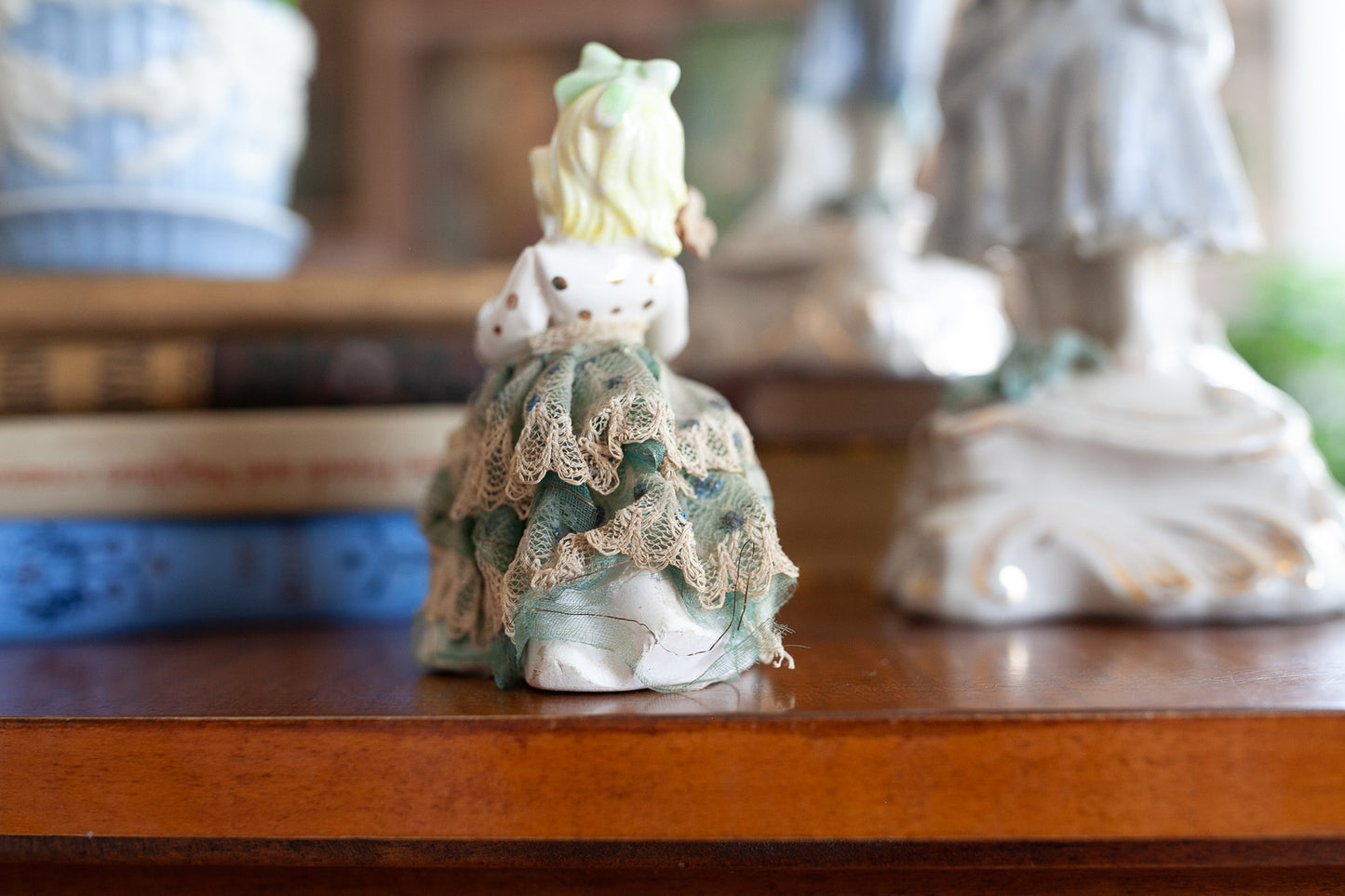 Vintage Figurine- herbary gardens sachet doll by Andre Richard