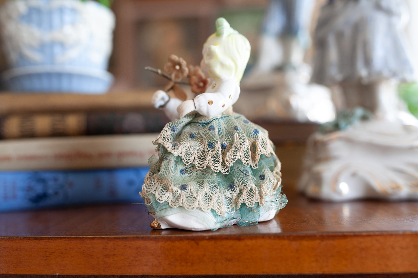 Vintage Figurine- herbary gardens sachet doll by Andre Richard