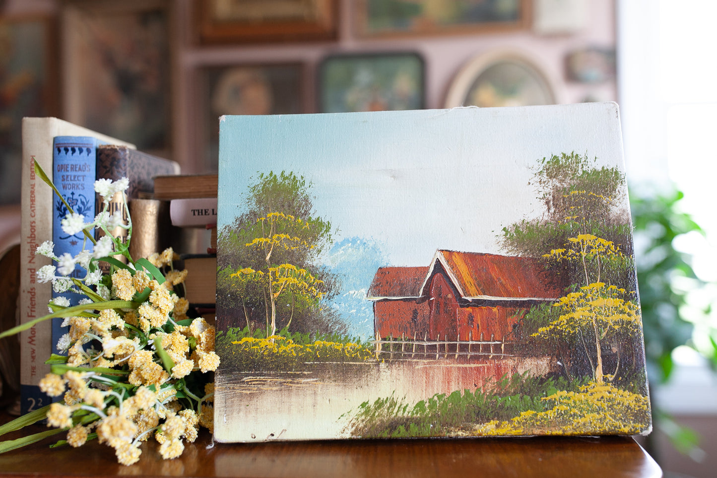 Vintage Farm Art - Barn Art - Vintage Canvas Art