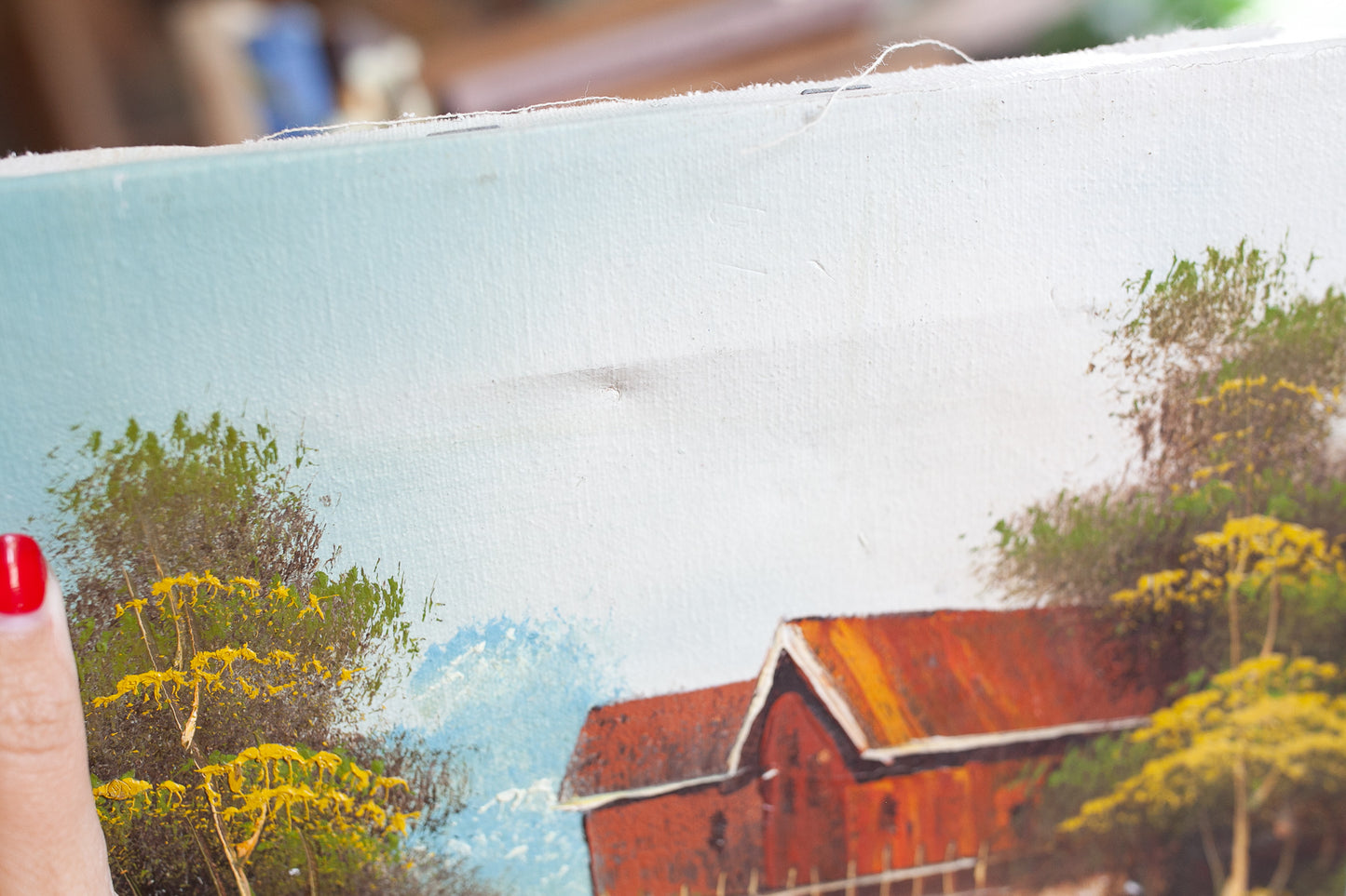 Vintage Farm Art - Barn Art - Vintage Canvas Art