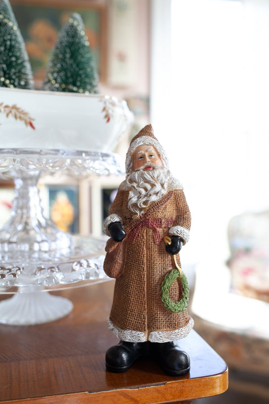 Vintage Santa - Brown Cloak Santa