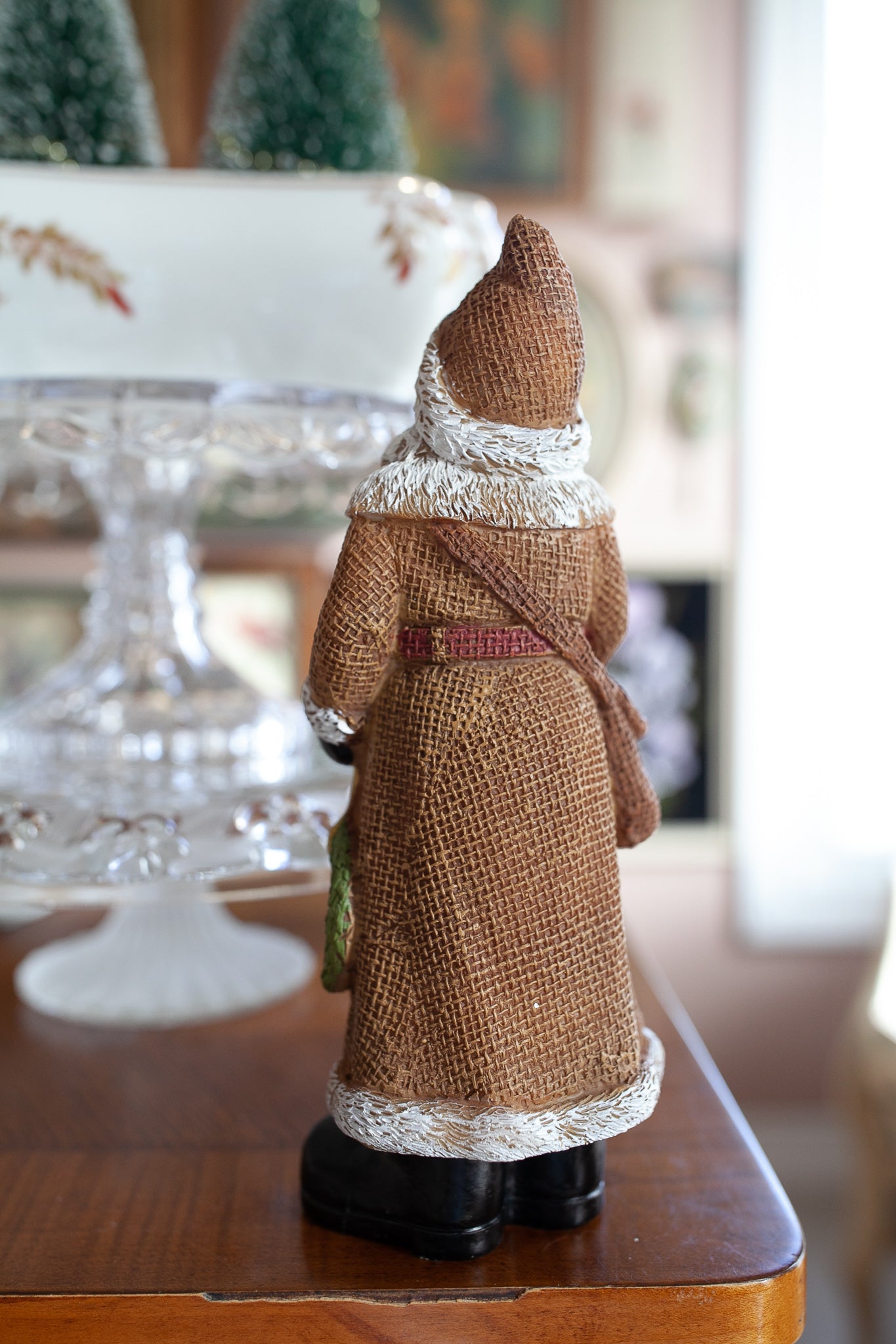 Vintage Santa - Brown Cloak Santa
